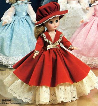 Vogue Dolls - Miss Ginny - Debutantes - Red Overcoat - Doll